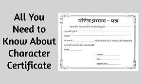 request letter for character certificate
